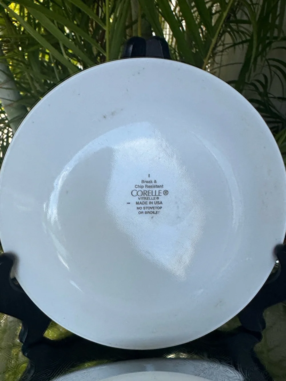 Corelle DELANO Bread Side Dessert Plates Set of 4 AQUA Blue Sea Mist Pale Green